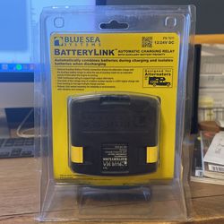 Blue Sea Systems BattetyLink Automatic Charging Relay PN: 7611