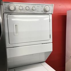 Whirlpool 27” Stackable Full Size Washer And Dryer Set. 1 year Warranty 