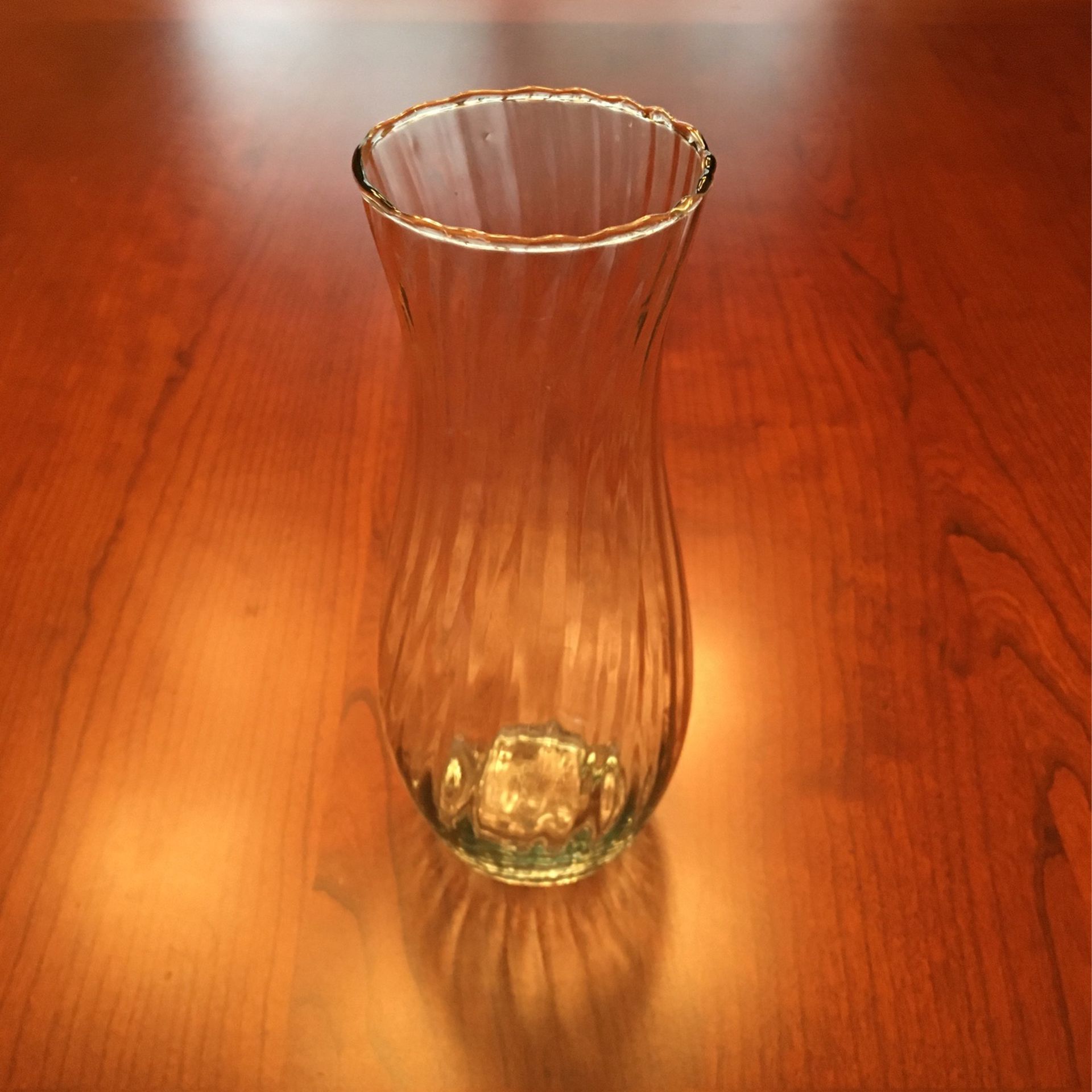7” Glass Flower Vase