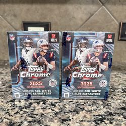 2025 NFL Topps Chrome Value Box