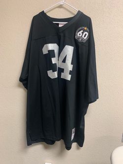 Oakland Raiders Mitchell and Ness Bo Jackson Throwback Jersey 6XLB