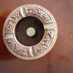 New Decorative Wooden Carved Ashtray