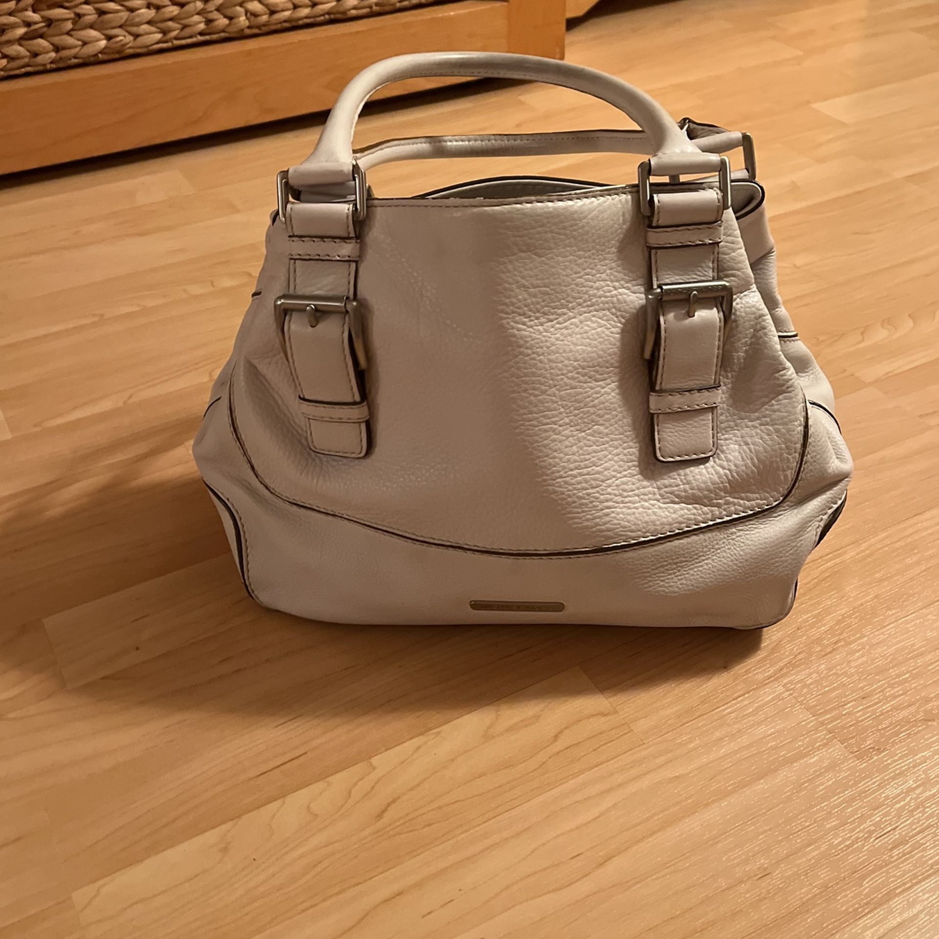 Michael Kors White Leather Purse