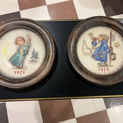 1971 and 1972 Hummel Plates 10” $35 each Smoke free household