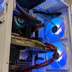 Ultra End LiquidCooled 12th-gen, 10-Core Intel Radeon 6700XT Gaming PC
