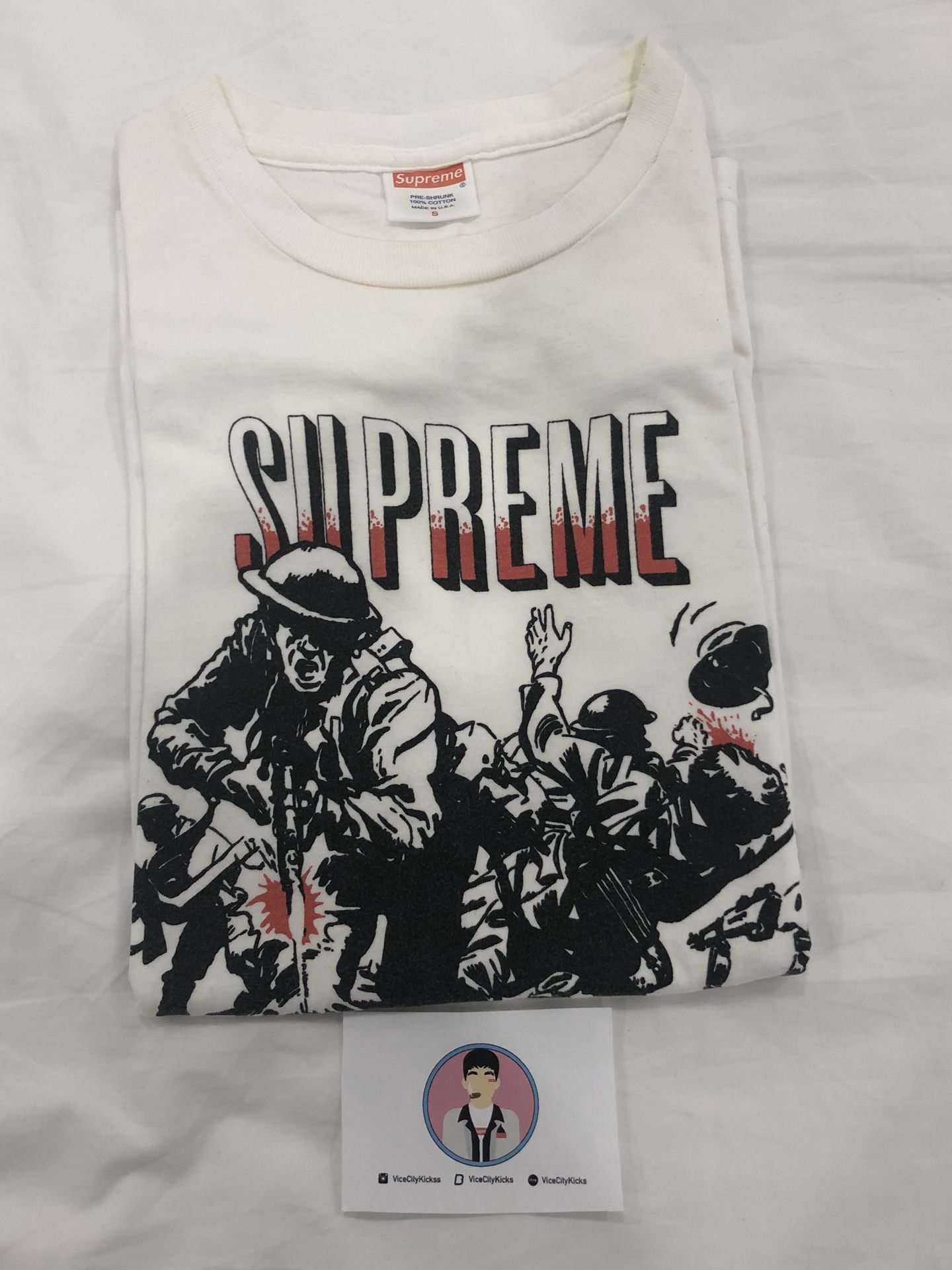 Supreme 2010 “God and Country tee” SMALL *Extremely Rare Piece*