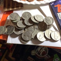 40)1966 Circulated Nickels For Sale 