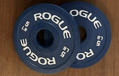 2 x 5 LB Rogue Fitness Change Plates - Pair (Blue) - Factory sealed