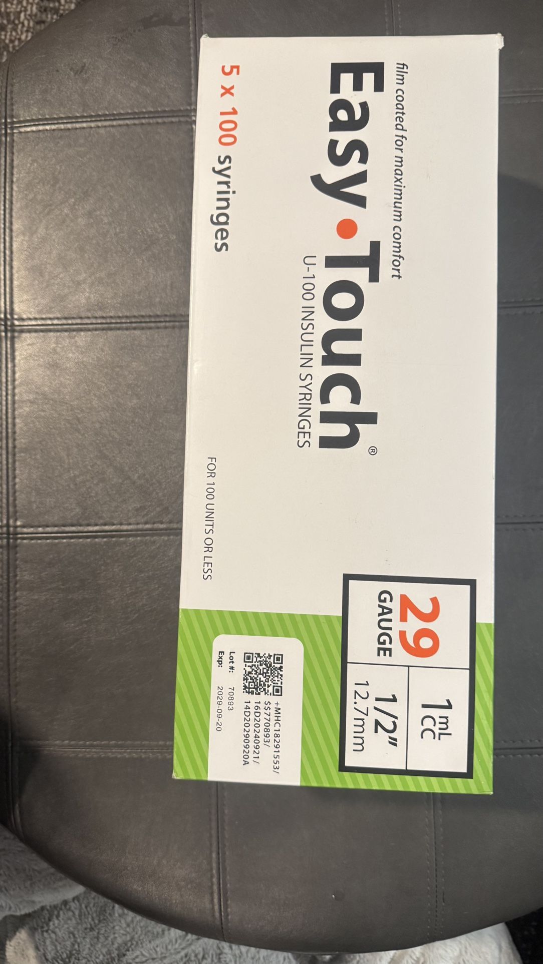 Insulin needles