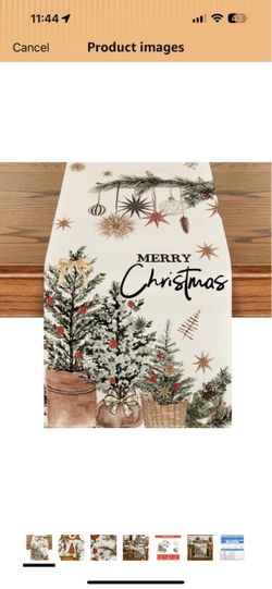 Brand new Artoid Mode Holly Pine Cone Xmas Table Runner Home Party Decor 13x72 Inch Merry Christmas Trees, Winter Holiday Seasonal Kitchen Dining Tabl