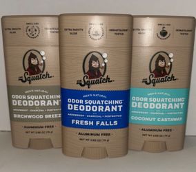 Dr Squatch 3-PACK Deodorants 