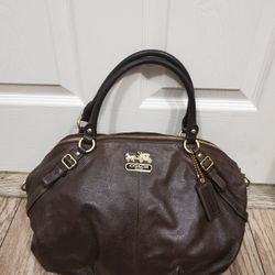 Coach Brown Leather Bag