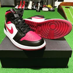Jordan 1 Mid Bred Toe 