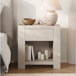 Nightstand W/ Plug-In Station