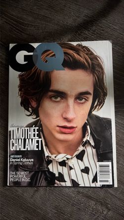 GQ Magazine March 2018 Timothée Chalamet Cover