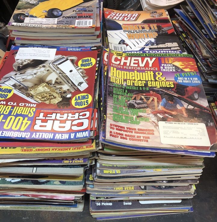 Magazine Collection from 1970 to 2016 Hot rod,