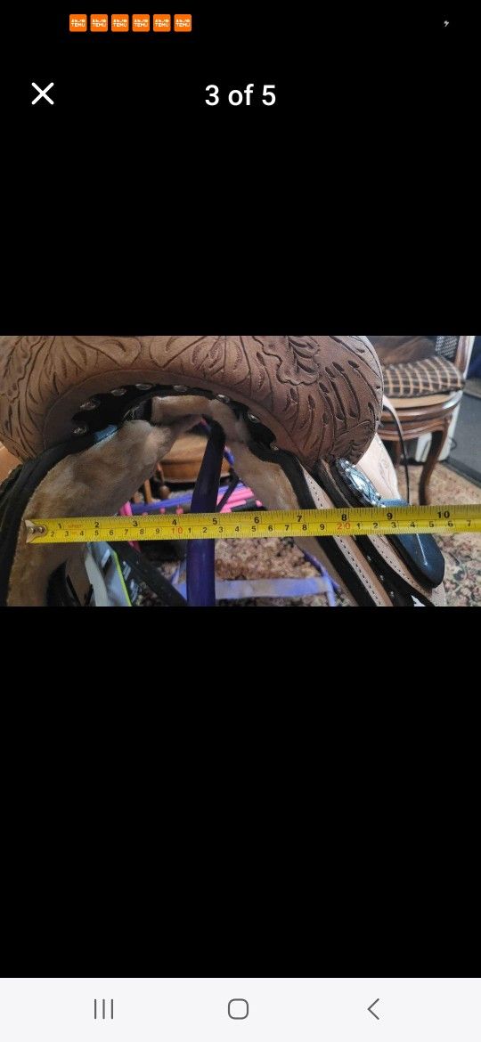 Barrel Saddle 18 Inch Seat