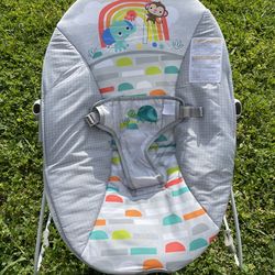 Bright Starts Infant Baby Bouncer Seat Lightweight Portable