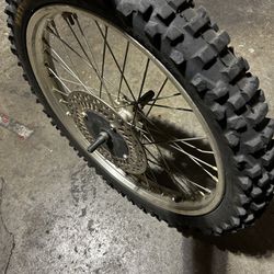 Xr600 Front Wheel, Axle, Spacers, Rotor