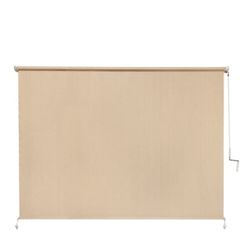 Coolaroo Southern Sunset Cordless UV Blocking Fade Resistant Fabric Exterior Roller Shade 96 in. W x 72 in. L