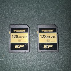 SD CARD 128GB V90 + Sony NPF Official Batteries + Fake Battery