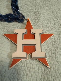 Astros Fan necklace
