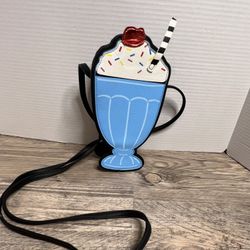 Women PurseIce Cream Sundae Shaped Shoulder Crossbody Bag 