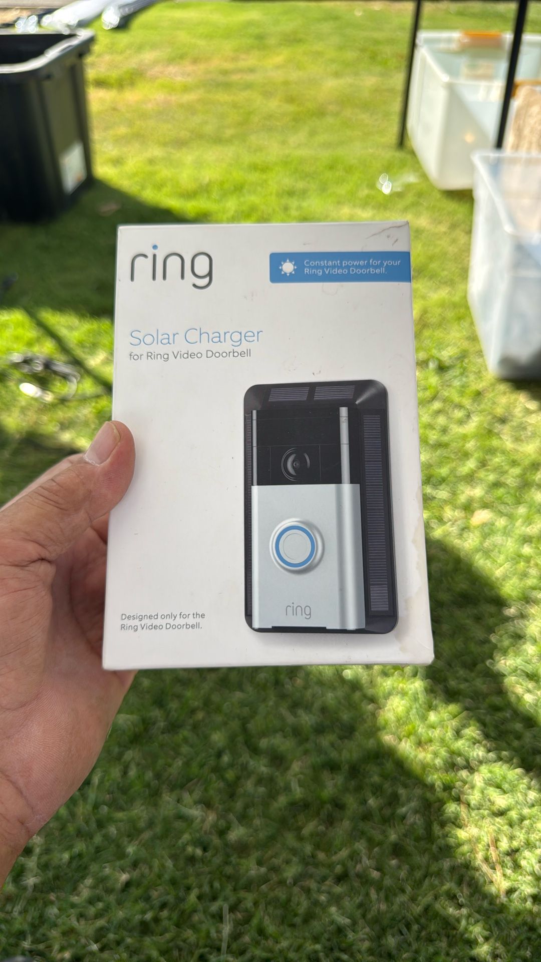 Ring Camera Solar Charger New