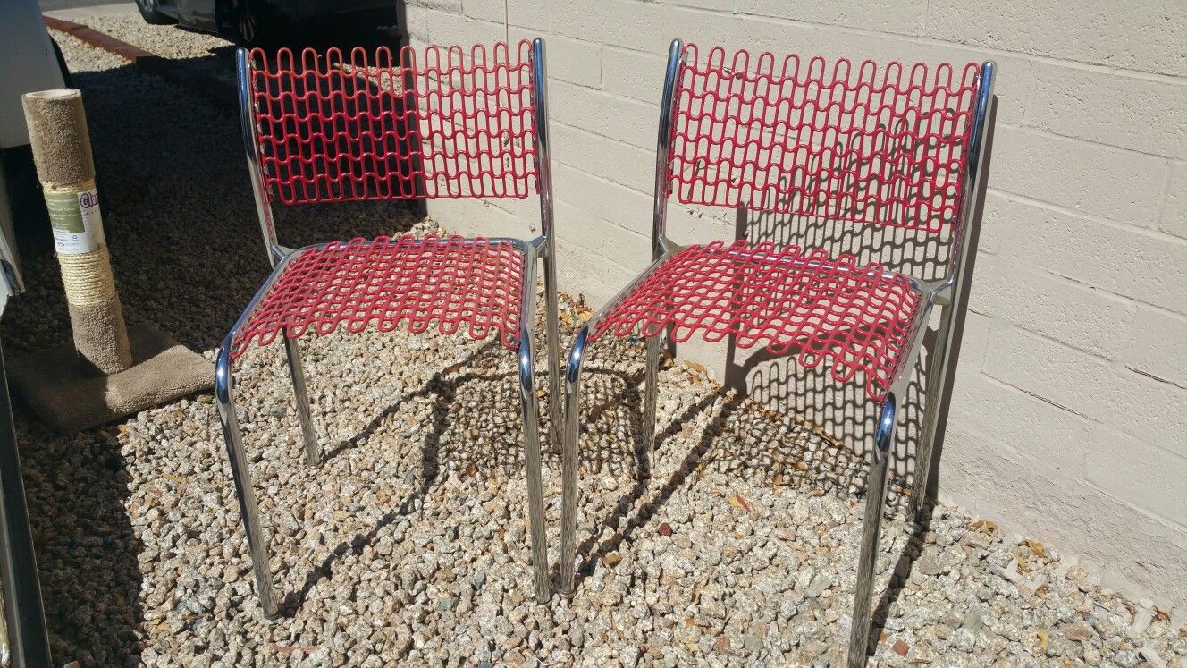 MCM mid Century Chair pair