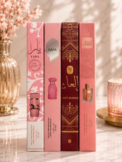 4 Original Arabic Travel Perfumes for Women – 35ml Each