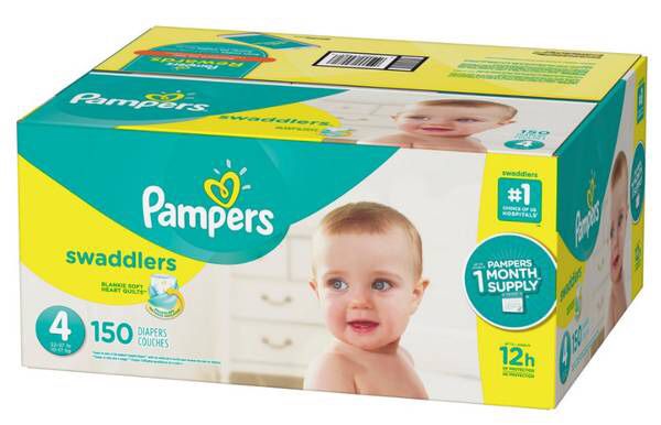 Pampers Swaddlers Diapers | Size 4 | 150 ct