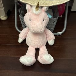 Pink Unicorn Plush 