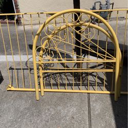 Twin Yellow Bed Frame