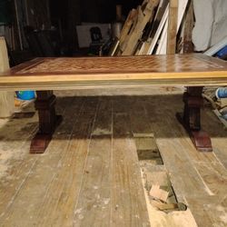 Custom Red Oak Coffee Table
