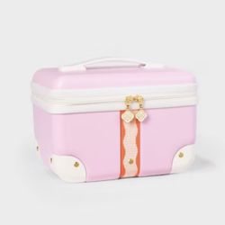 Soft Pink Trunk Vanity Case Roller Rabbit x Target NWT. IN HAND READY TO SHIP!
