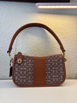 Coach signature shoulder bag