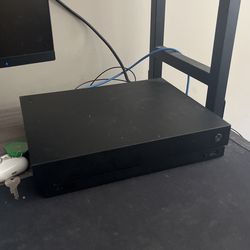 Xbox One X with Controller and Game Library