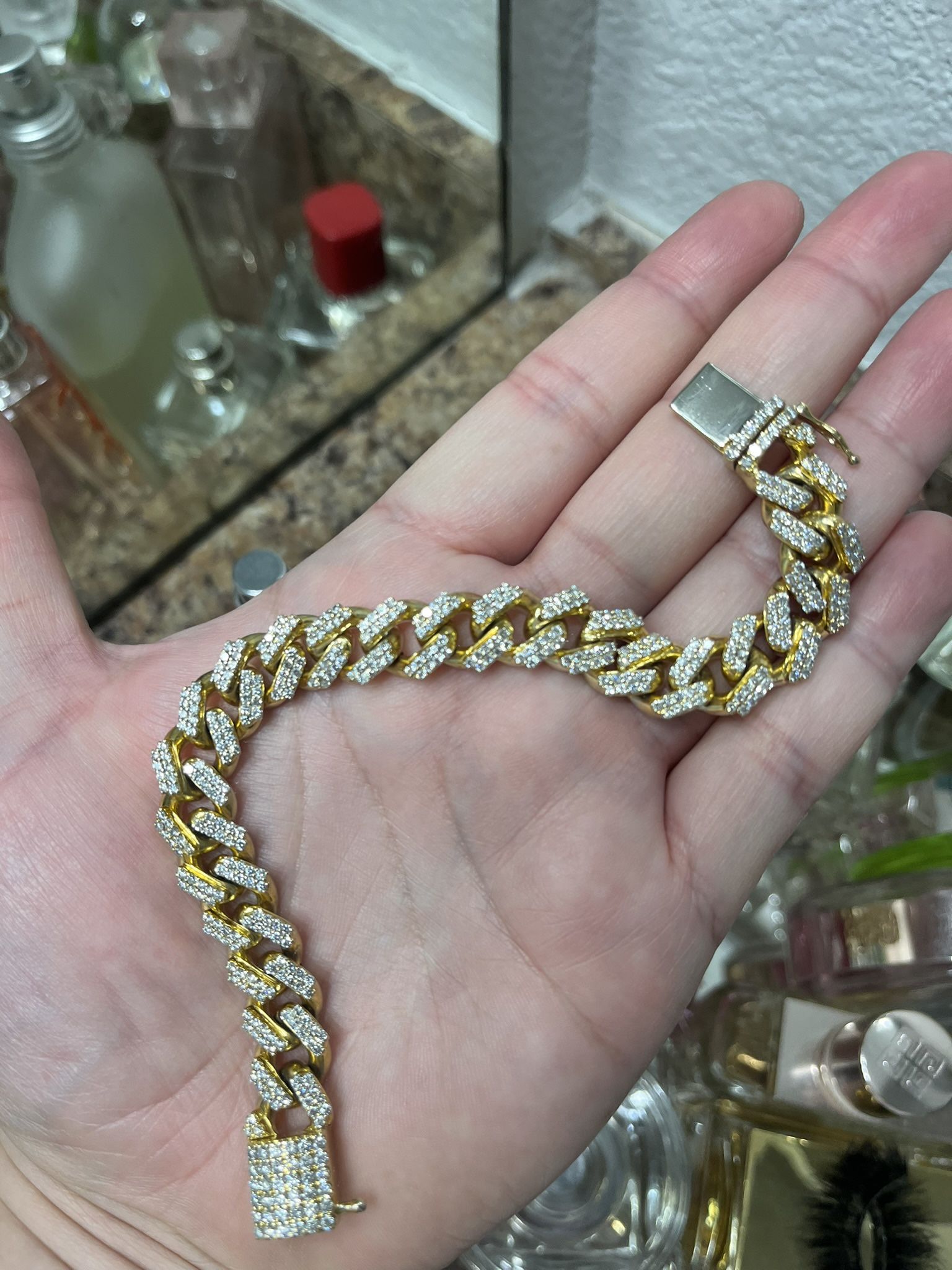 10k Diamond Cuban