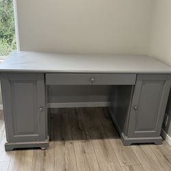 IKEA Gray Modern Desk