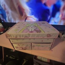 Sailor moon storage w/ lid