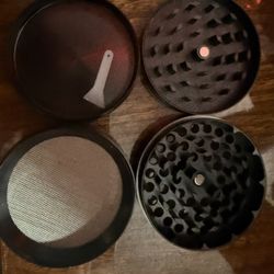 All black stainless steel grinder 