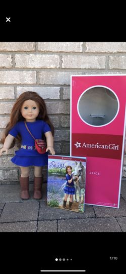 *retired* american girl doll Saige -doll of the year 2013-