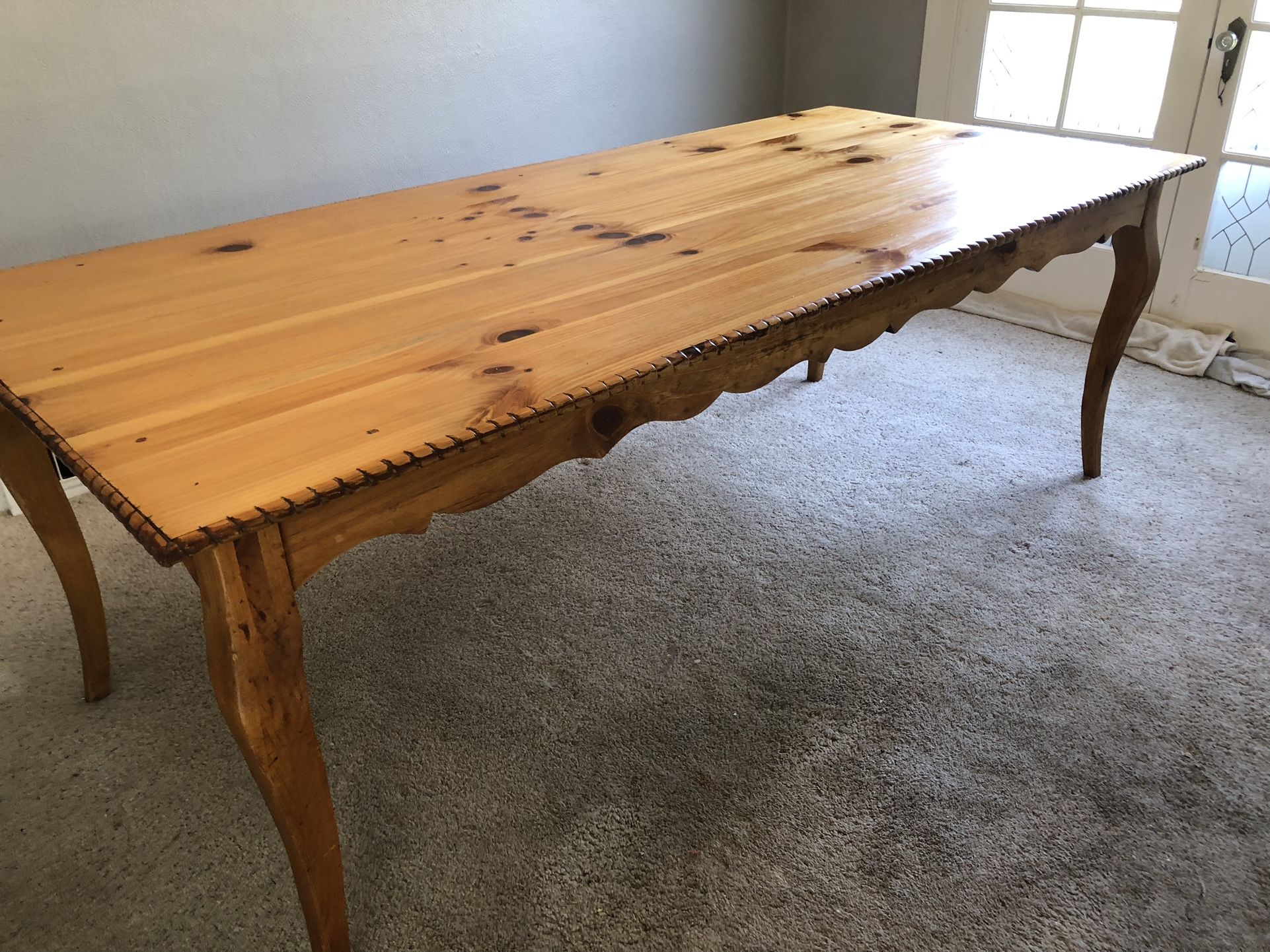 Wood Farmhouse Table