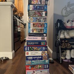 17 1,000 piece puzzles