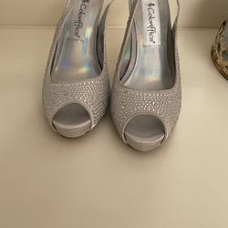 Grey High Heels