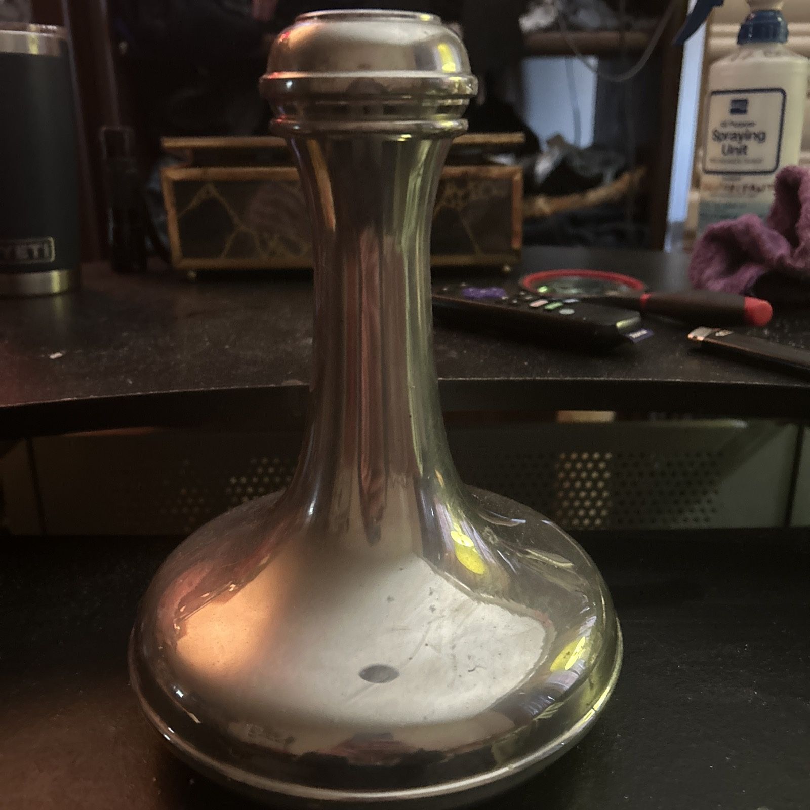 Colonial Pewter Decanter By Boardman