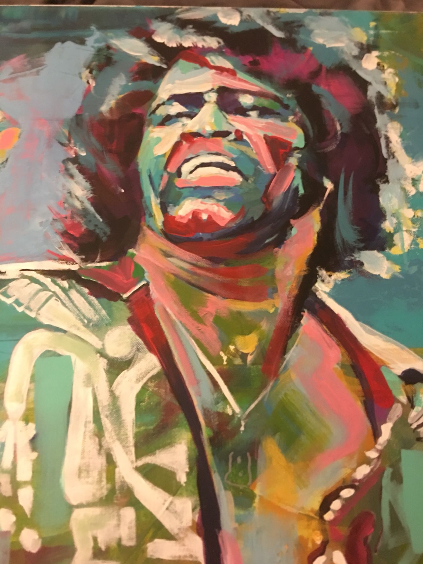 James Brown Painting