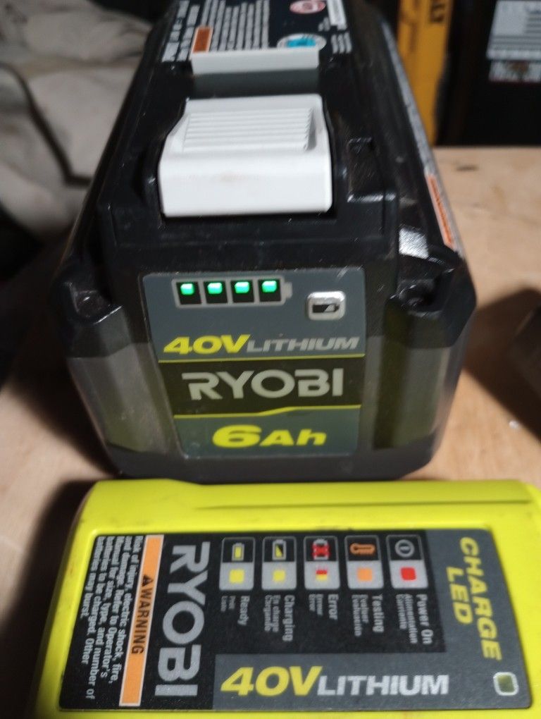RYOBI 40V LITHIUM 6Ah