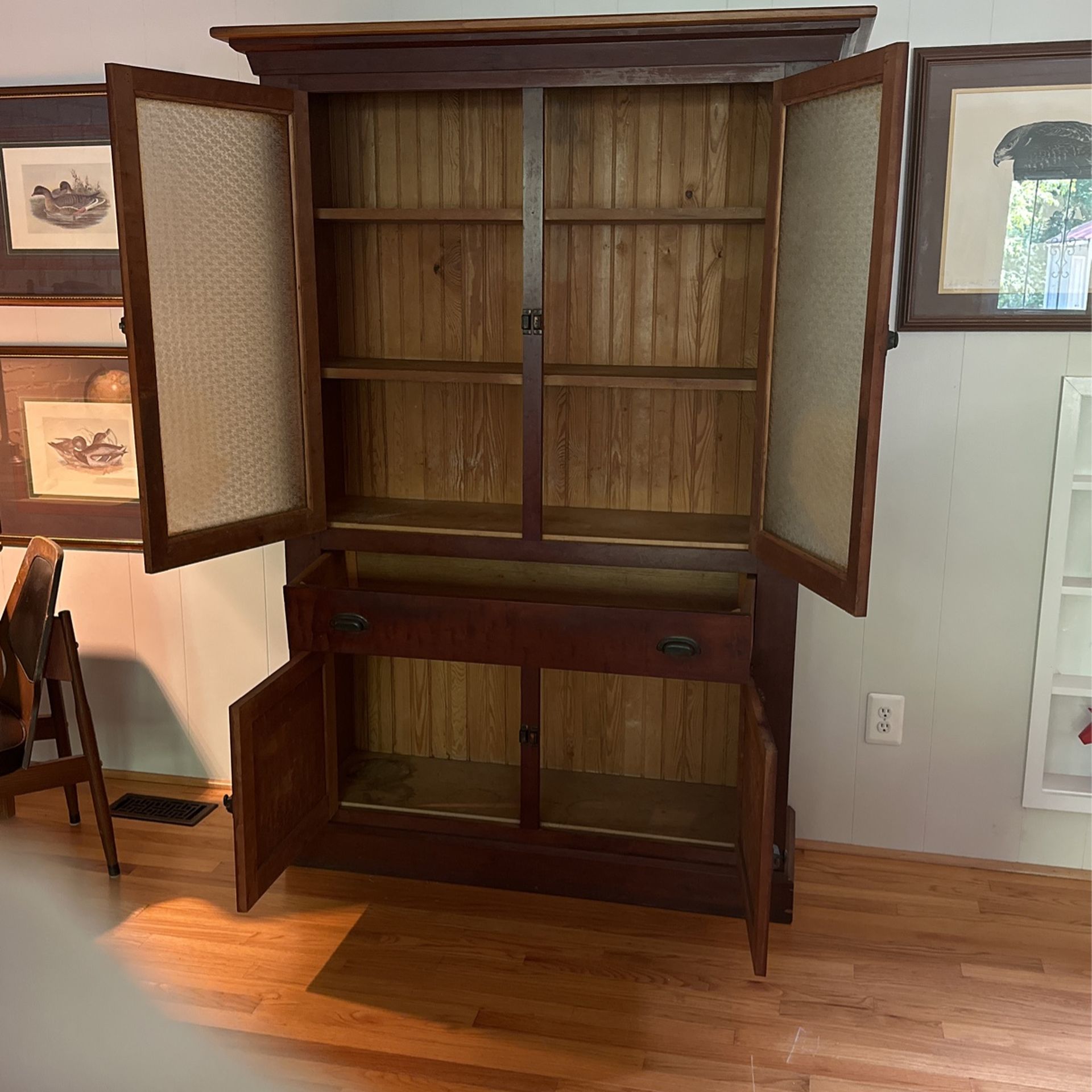 Antique Farmhouse Pantry Cabinet