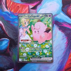 Lillie's Clefairy ex 184/159 - Pokemon Journey Together Secret Illustration Rare